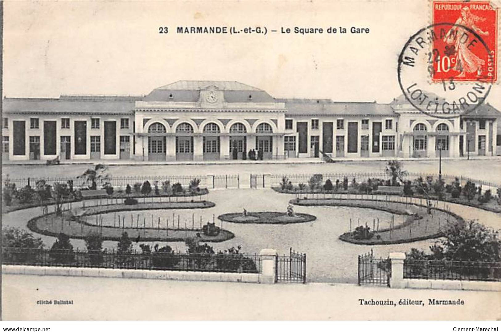 MARMANDE - Le Square De La Gare - Très Bon état - Marmande