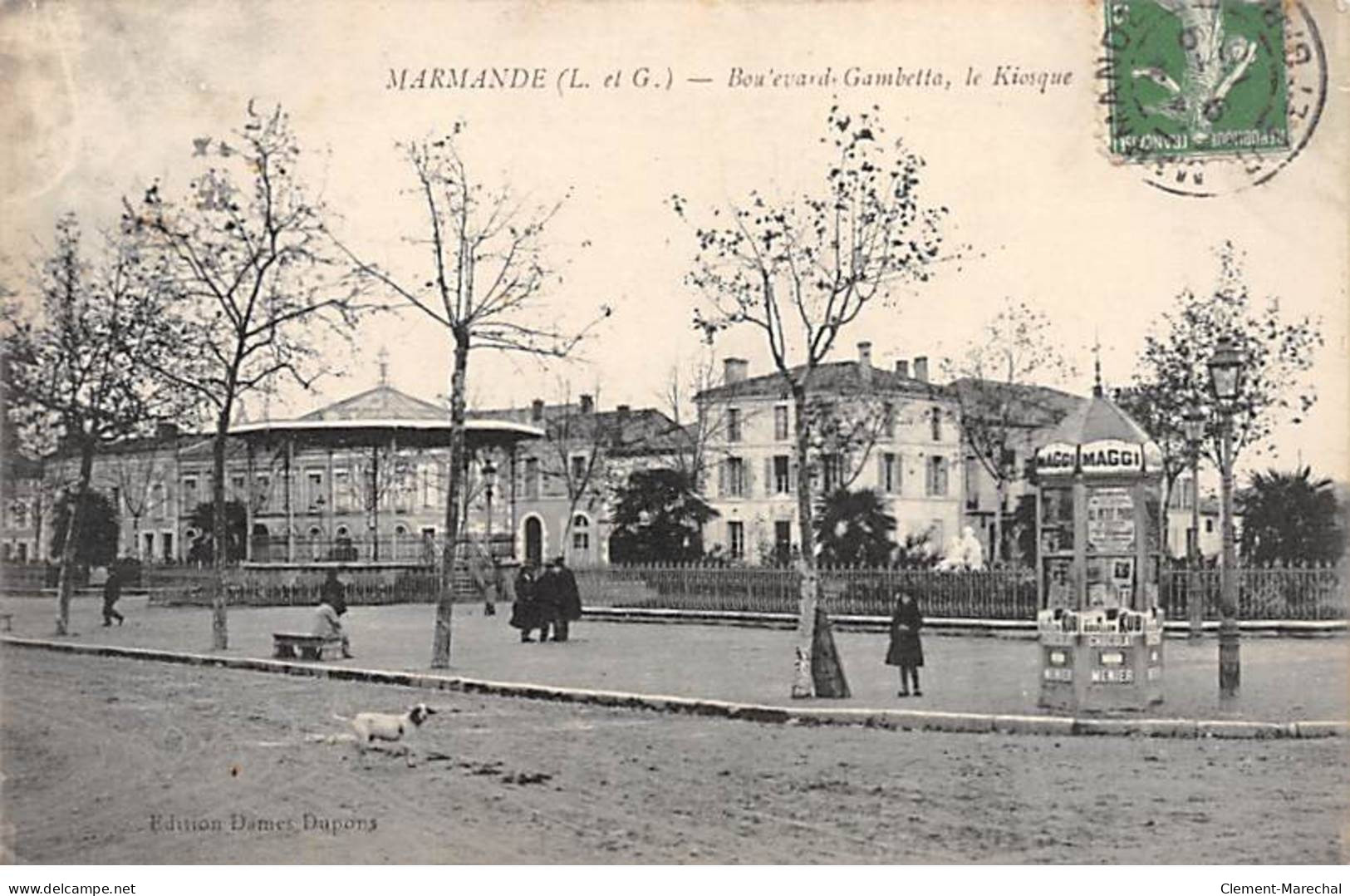 MARMANDE - Boulevard Gambetta - Le Kiosque - Très Bon état - Marmande
