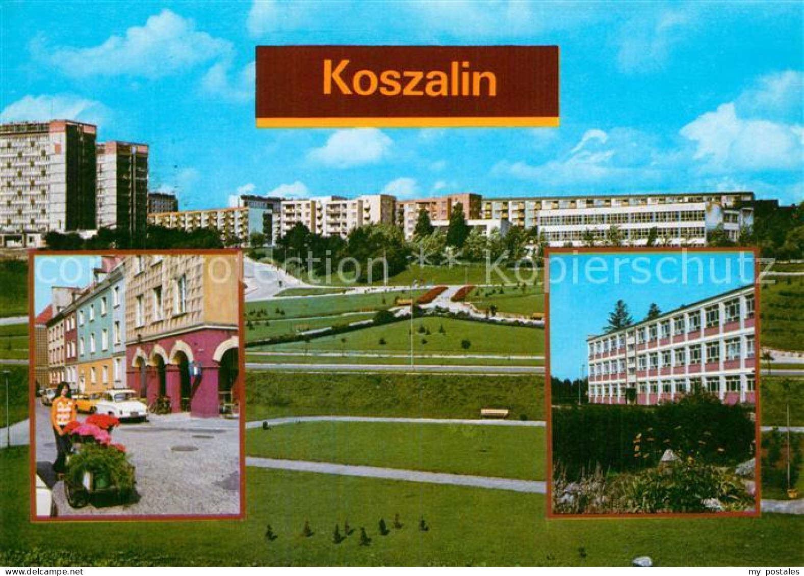 73602398 Koszalin Koeslin Pommern Teilansichten Innenstadt Wohnsiedlung  - Pologne