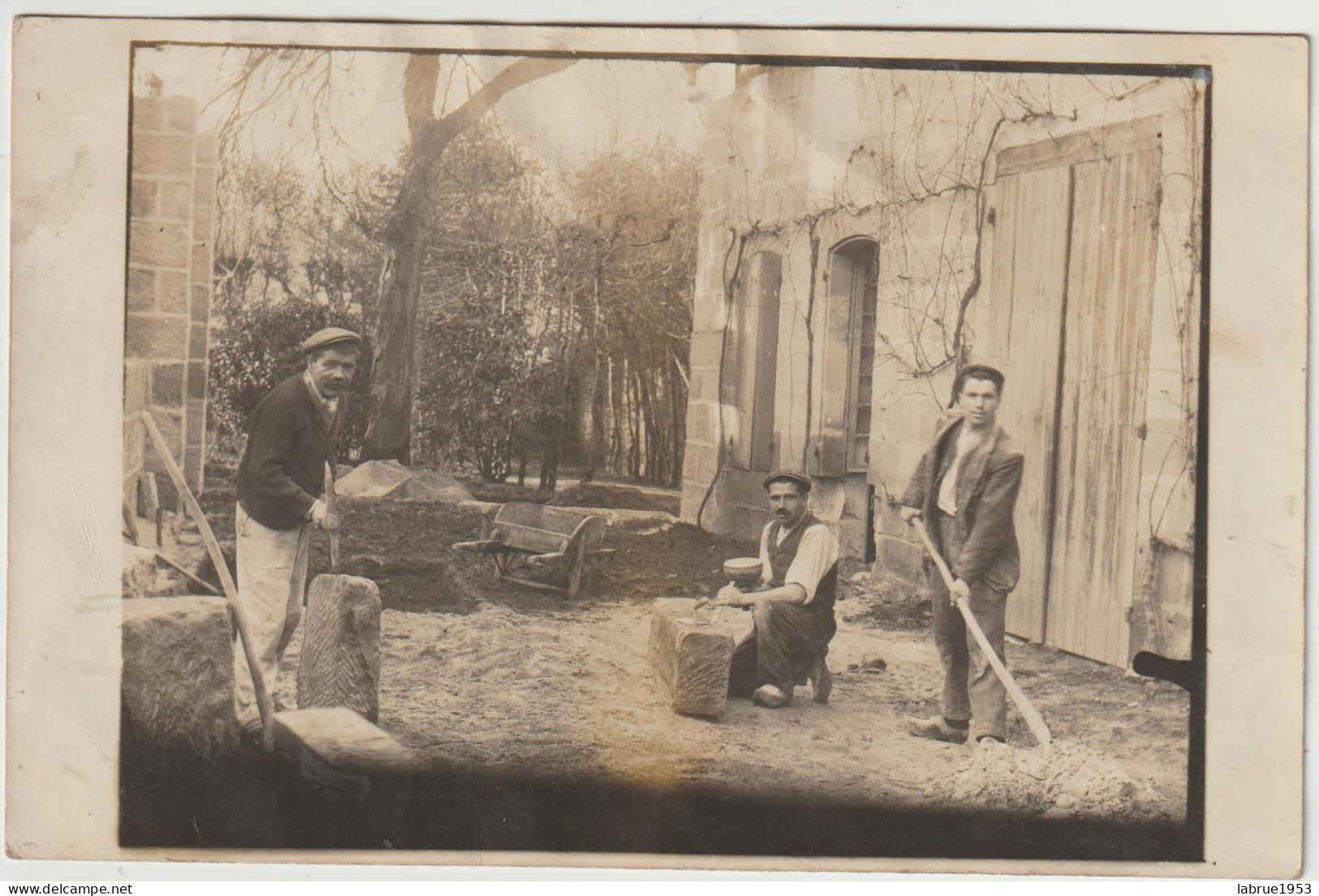 Tailleurs De Pierres -carte Photo - à Identifier (G.2583) - Artisanat