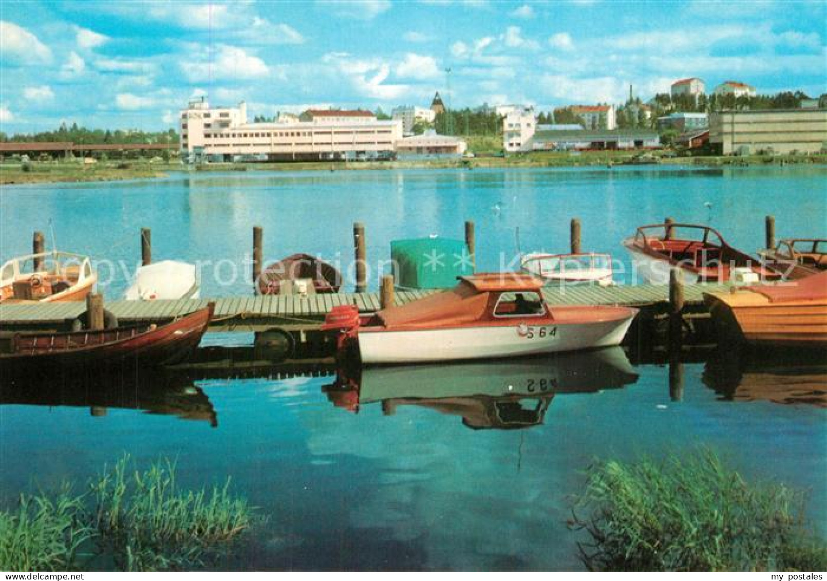 73602284 Joensuu Uferpartie Am Hafen Bootsanleger Joensuu - Finlande
