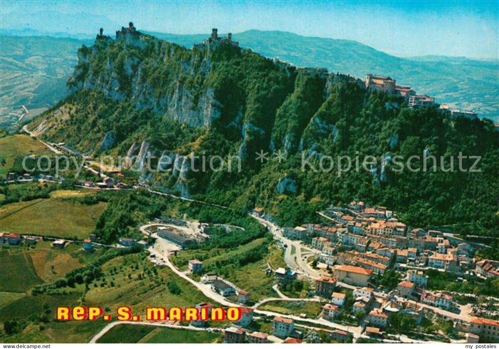 73602261 San Marino Repubblica Panorama Aereo Del Monte Titano San Marino Repubb - Saint-Marin