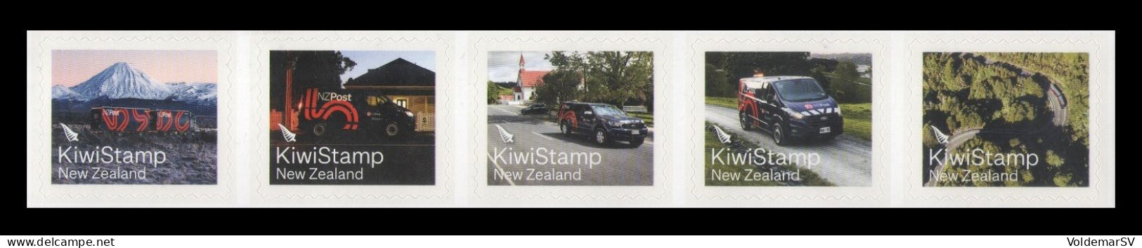 New Zealand 2023 Mih. 4017/21 Postal Transport. Automobiles MNH ** - Unused Stamps