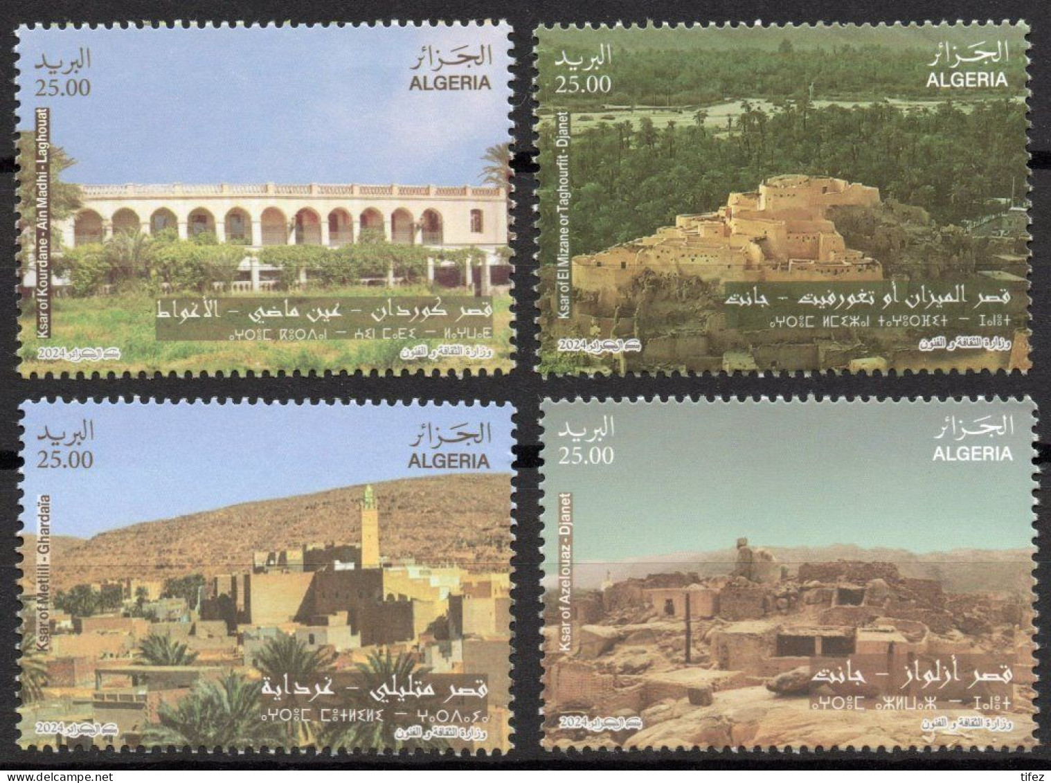 Année 2024-N°1976/1979 Neufs**MNH : Anciens Ksours Du Désert - Algerien (1962-...)