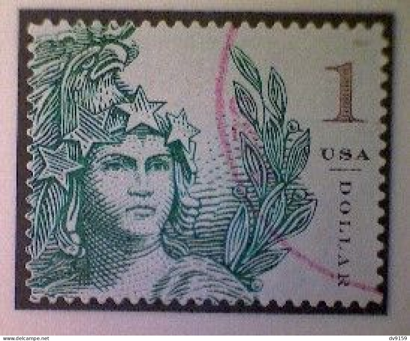 United States, Scott #5295, Used(o), 2018, Statue Of Freedom, $1.00, Emerald - Usati