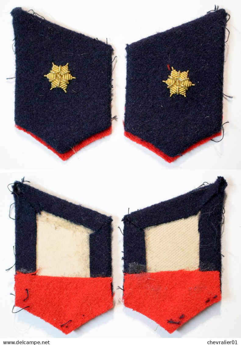 Militaria-BE-terre-insigne De Grade_sous-lieutenant_patte De Collet_21-03 - Hueste