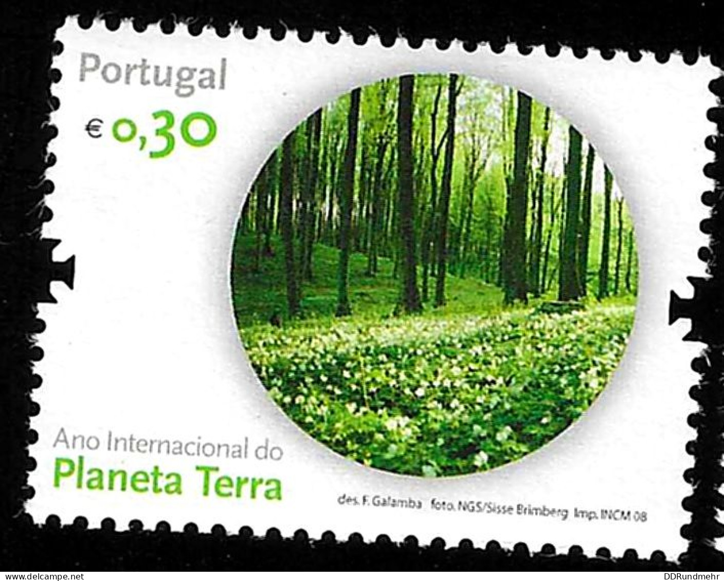 2008 Forests  Michel PT 3262 Stamp Number PT 2975 Yvert Et Tellier PT 3241 Stanley Gibbons PT 3540 Xx MNH - Nuovi