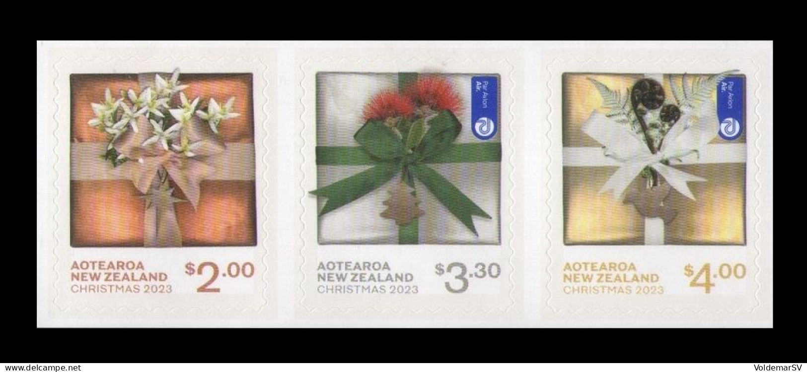 New Zealand 2023 Mih. 4048/50 Christmas (self-adhesive) MNH ** - Neufs