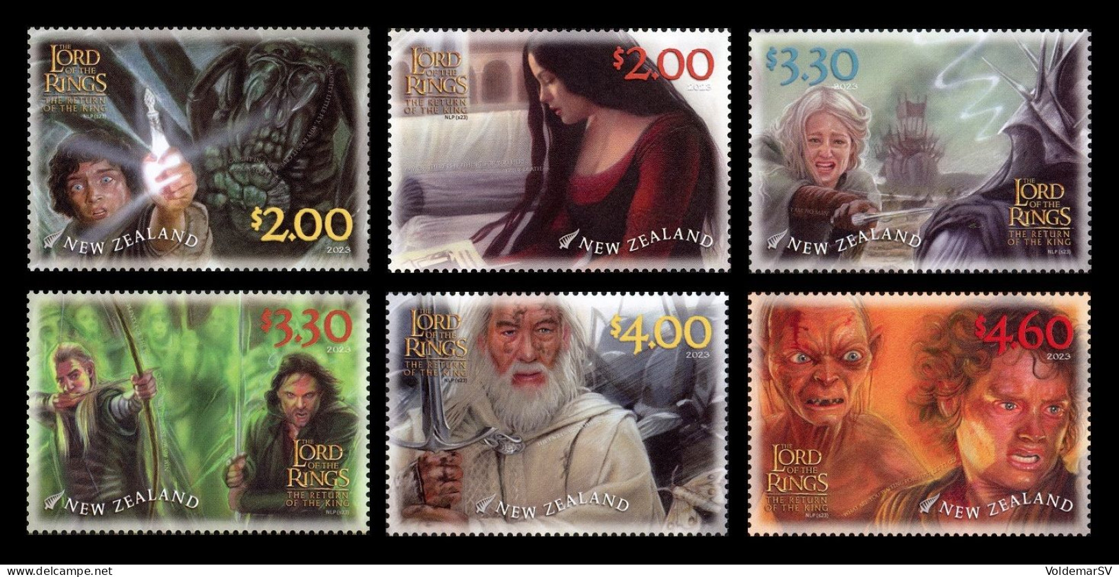 New Zealand 2023 Mih. 4051/56 Cinema. The Lord Of The Rings - Return Of The King MNH ** - Unused Stamps
