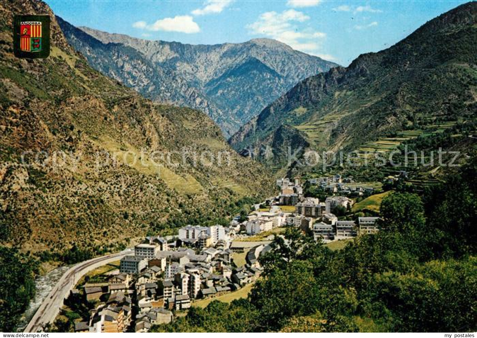 73601672 Valls D Andorra San Julia De Loria Vista General Valls D Andorra - Andorre