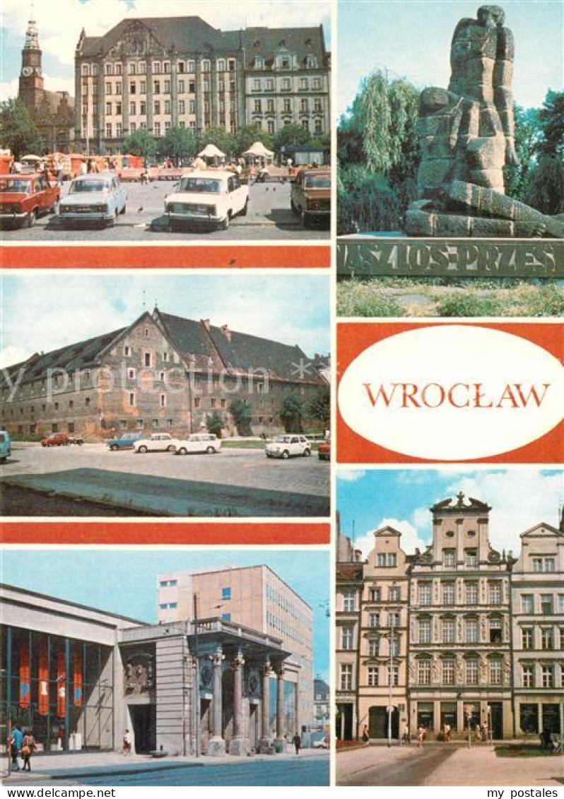 73601649 Wroclaw Plac Solny Ratusz Profesorow Lwowskich Przez Hitlerowcow Arsena - Pologne