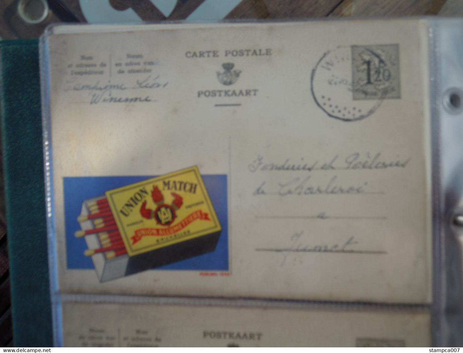 Publibel 1252 Union Match Winesme         ( Class : Gr Ringfarde ) - Cartes Postales Illustrées (1971-2014) [BK]