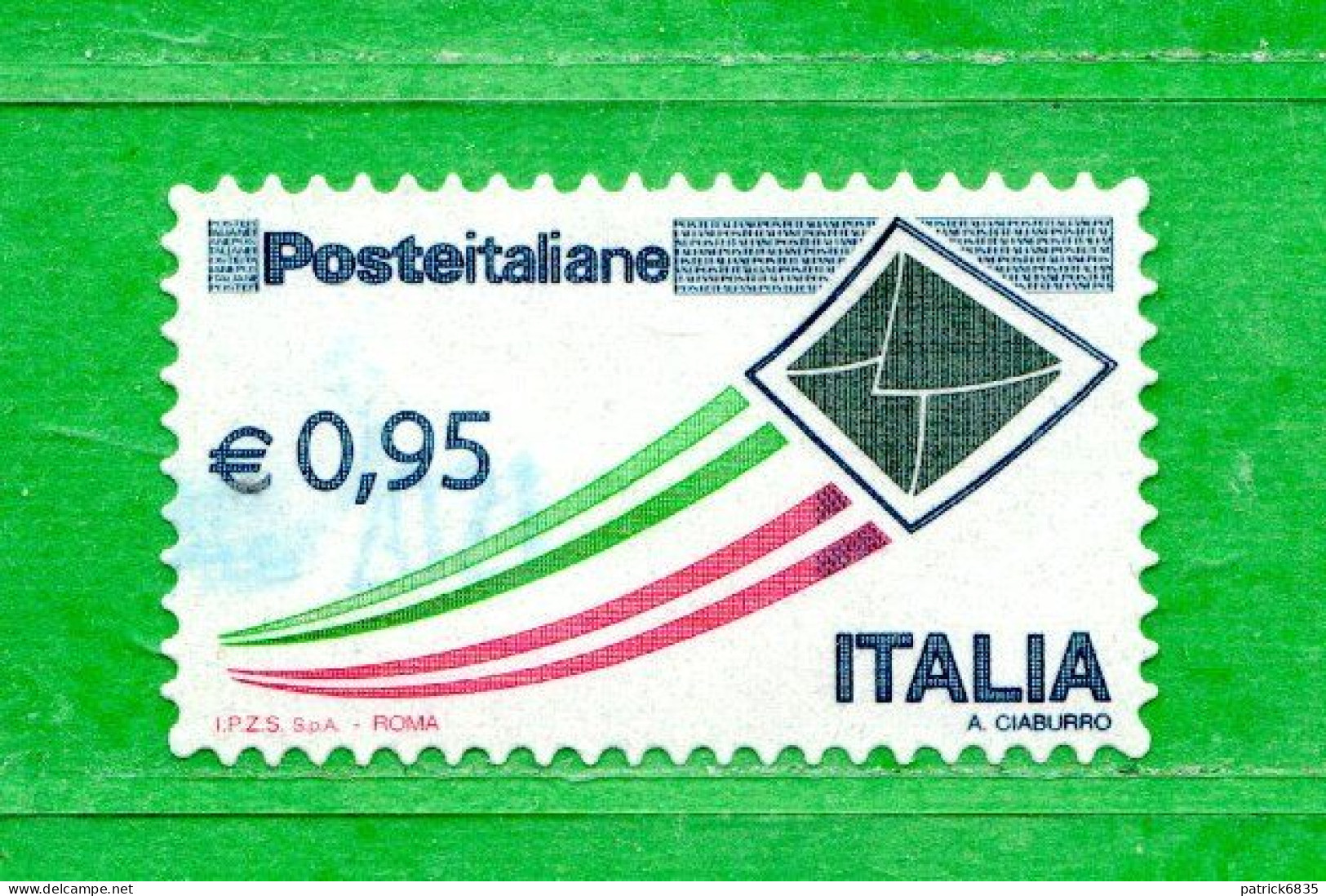 Italia - °Usato - 2014- Posta Italiana - Busta Che Spicca Il Volo, Euro 0,95. Unif. 3596. Usato - 2011-20: Gebraucht