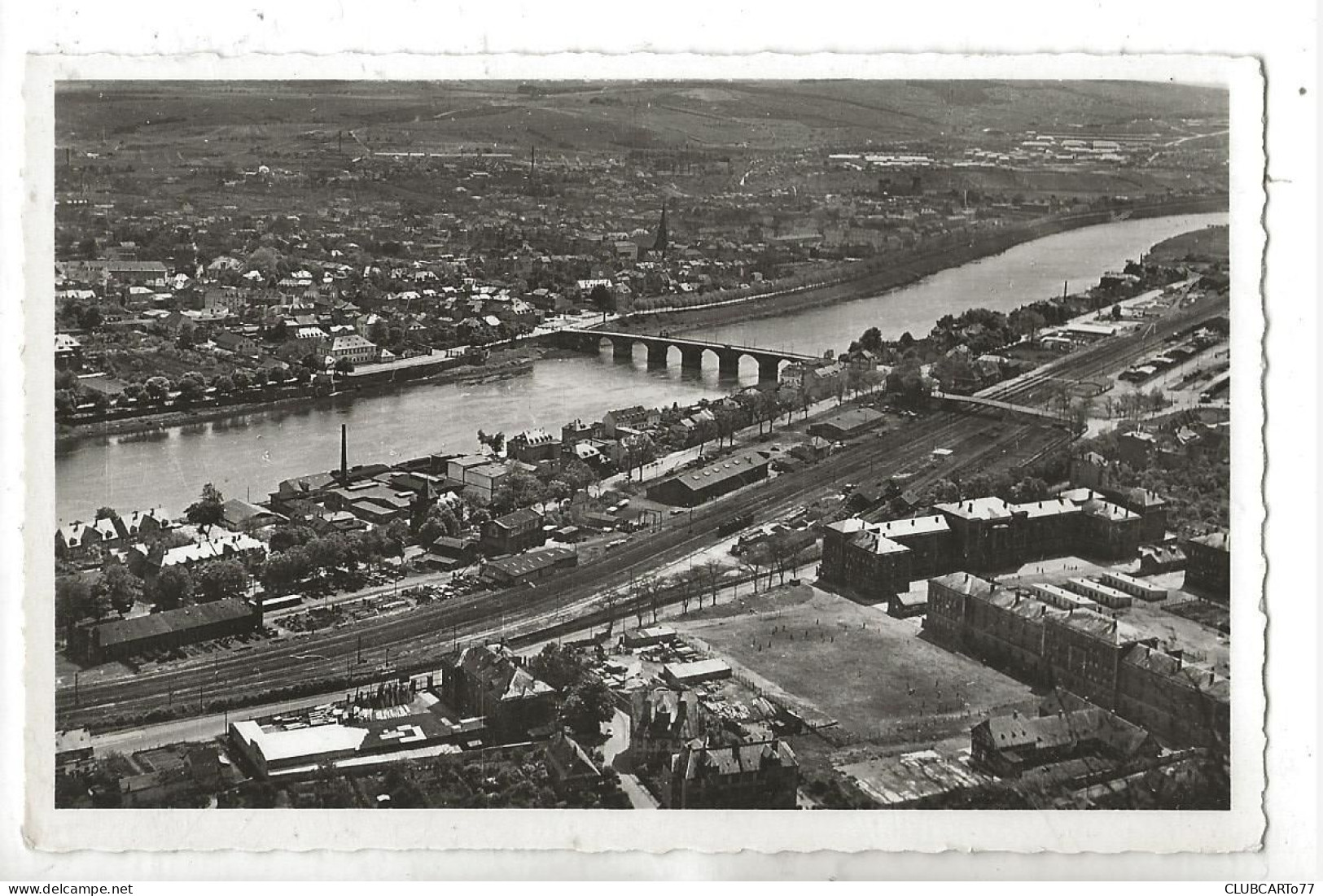 Trier (Allemagne, Rhénanie-Palatinat) : Vue Générale Sur Le Quartier De La Gare En 1950 (animé) PF. - Trier