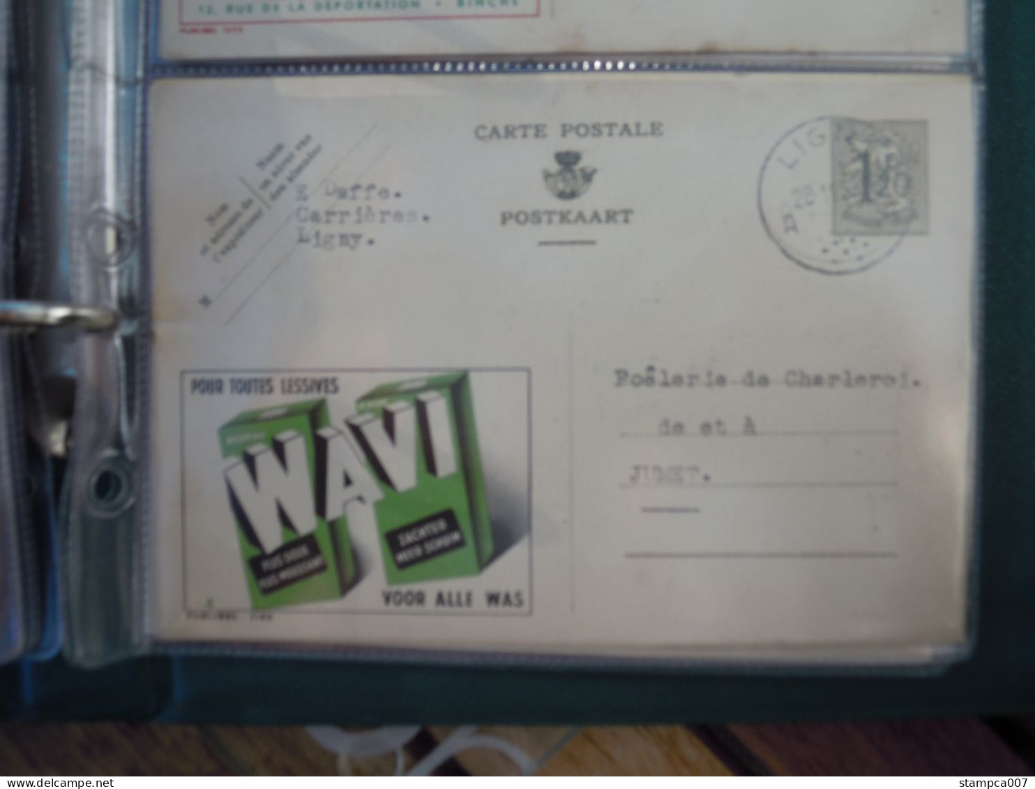 Publibel 1183 WAVI Ligny       ( Class : Gr Ringfarde ) - Cartes Postales Illustrées (1971-2014) [BK]