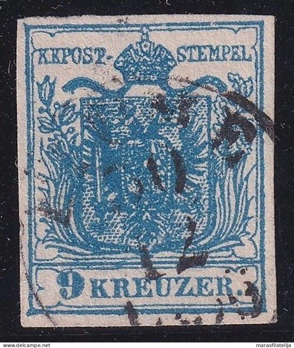 Austria, 1850, Croatia, FIUME, Rijeka Postmark, CDS - Usados