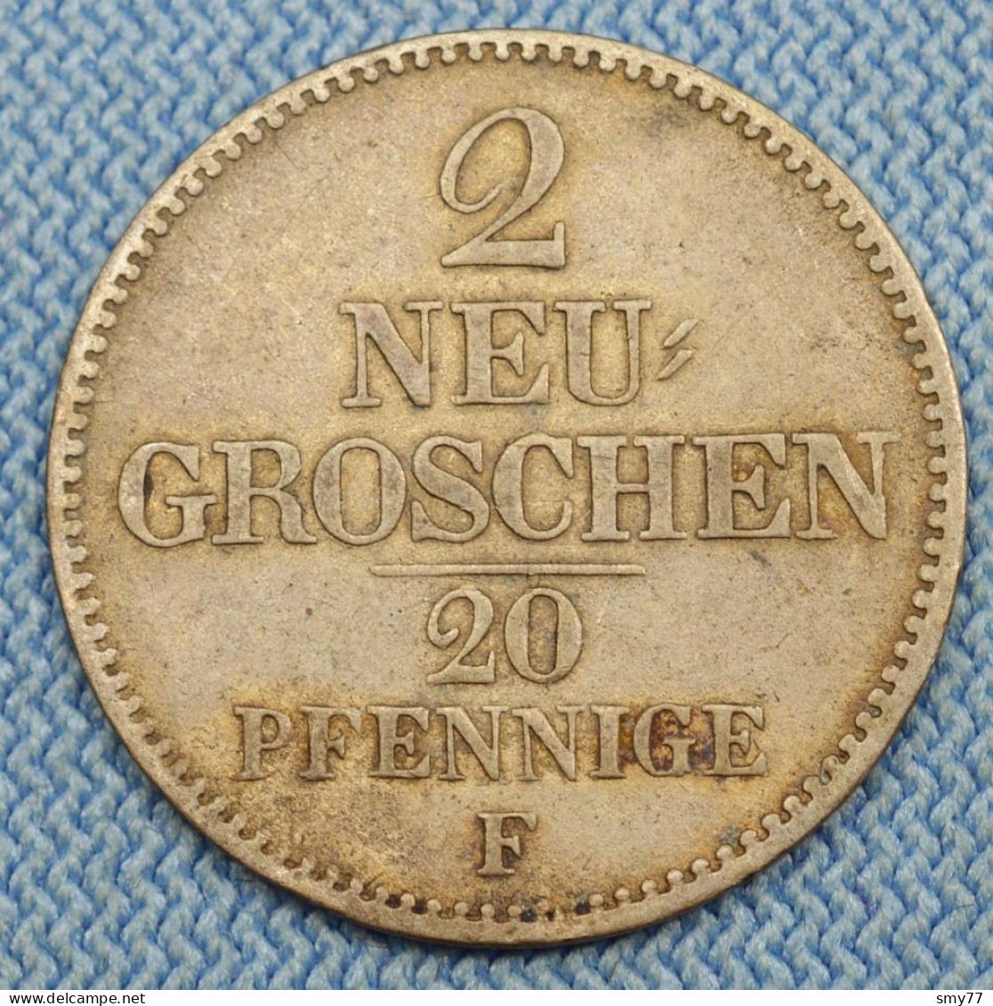Sachsen / Saxony • 2 Groschen 1856  •  SS+ / XF / TTB+ • Johann • Neugroschen / Saxe / Dresden • [24-736] - Other & Unclassified