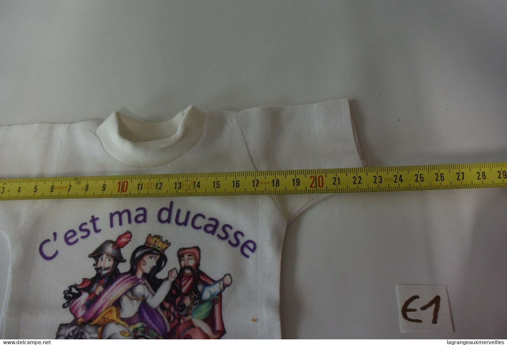 E1 Authentique Tee Shirt - Ducasse Ath - Enfant - Collector - Altri & Non Classificati