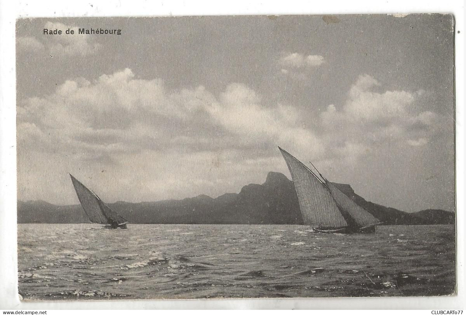 Mahébourg (Marice) : Navigation De Yacht Dans La Rade En 1910 (animé) PF. - Mauricio