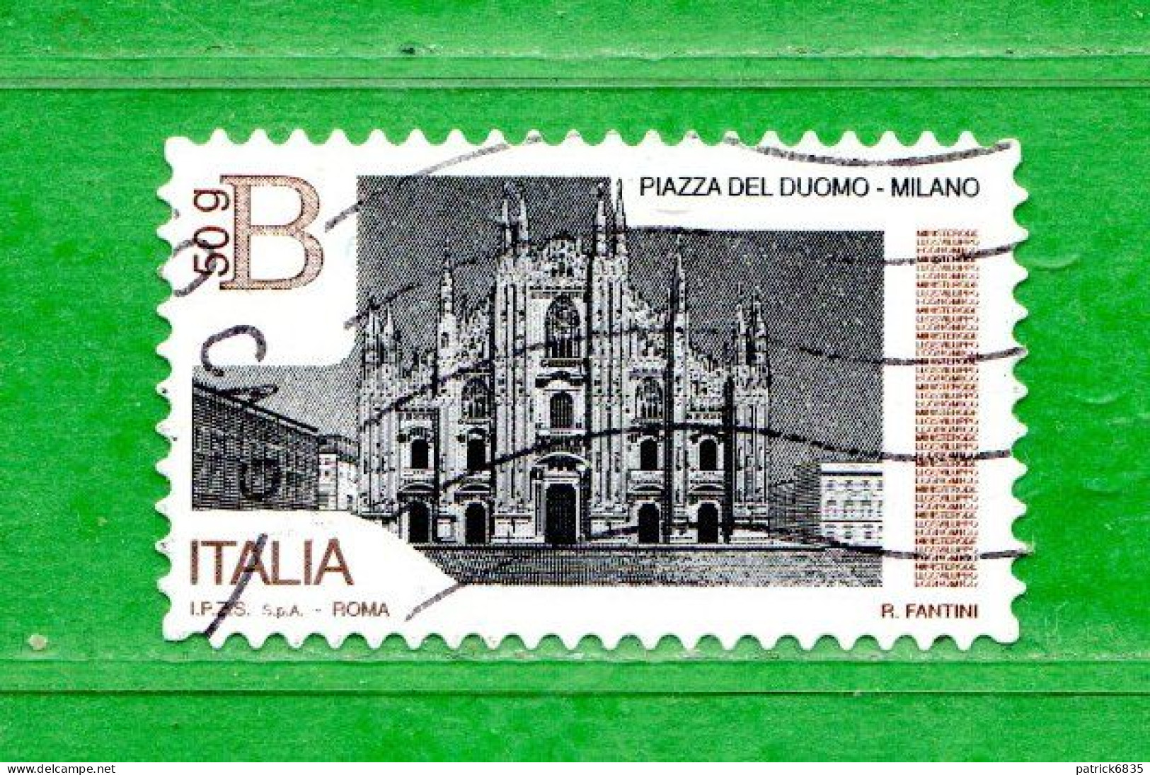 Italia ° -  2016 - Piazze D'Italia - Piazza Del DUOMO.  MILANO. Unif. 3763. Usato. - 2011-20: Oblitérés