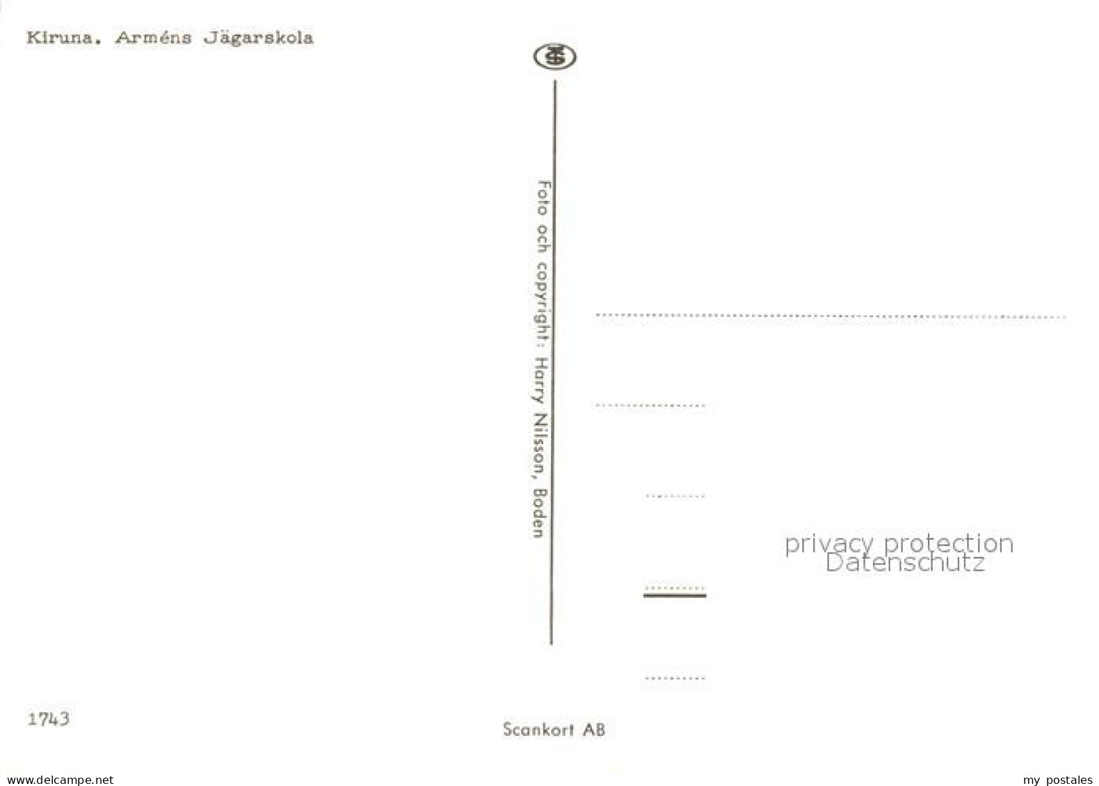 73601276 Kiruna Armens Jaegarskola Kiruna - Suède