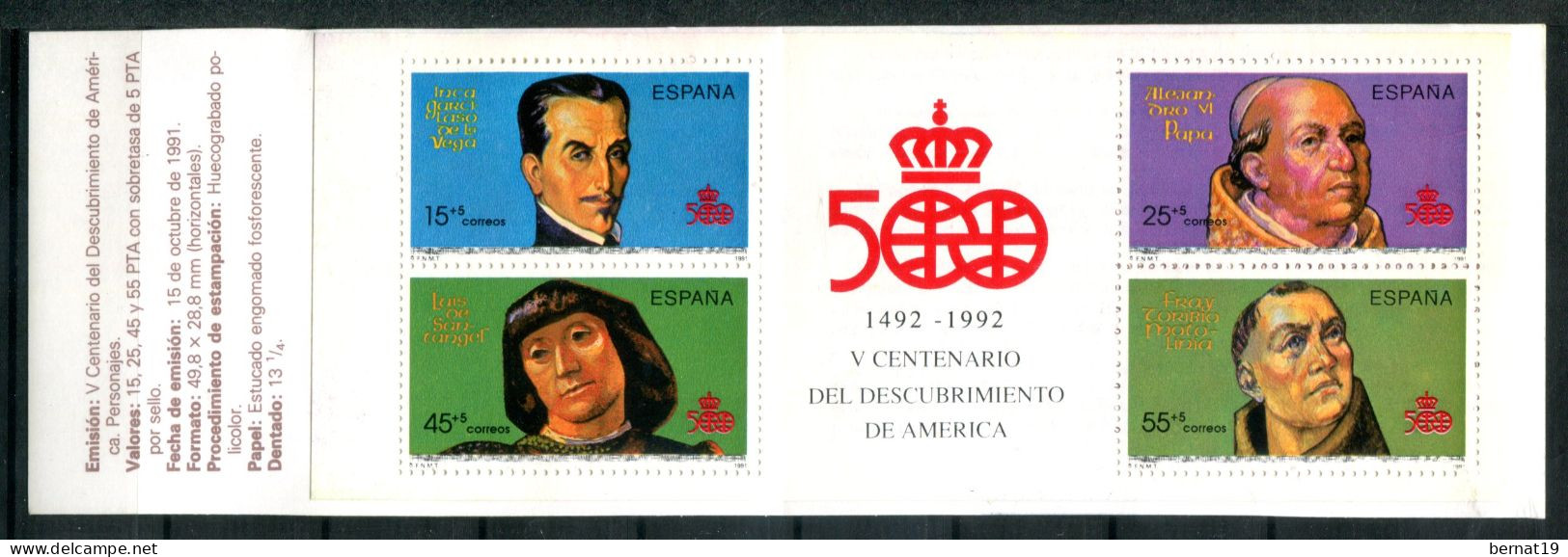 Spain 1990-1994 FIVE Complete Years With Carnets ** MNH. - Collections (without Album)