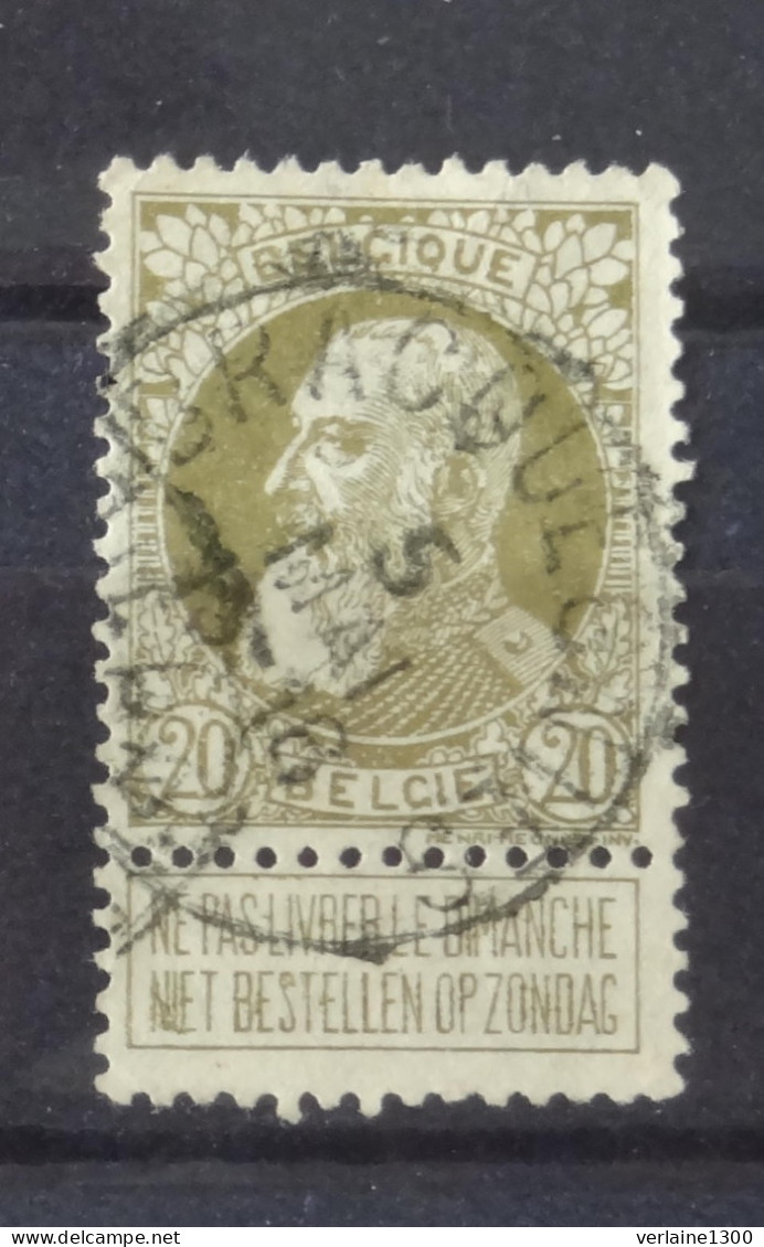 75 Avec Belle Oblitération Bracquegnies - 1905 Grosse Barbe