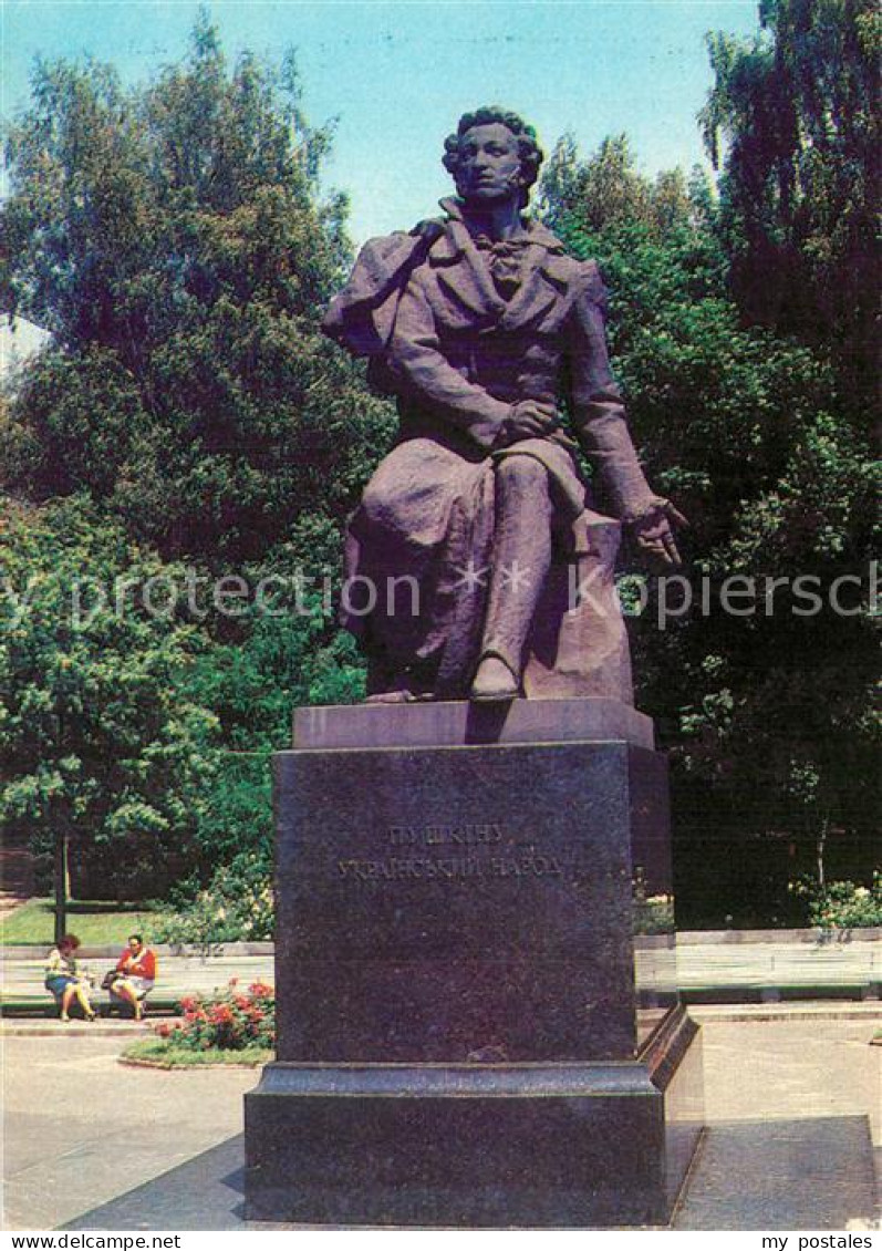 73600995 Kiev Kiew Monument Puschkin Kiev Kiew - Ukraine