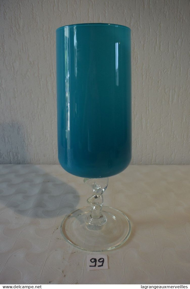 E1 Authentique Vase Soliflore Bleu - Vases