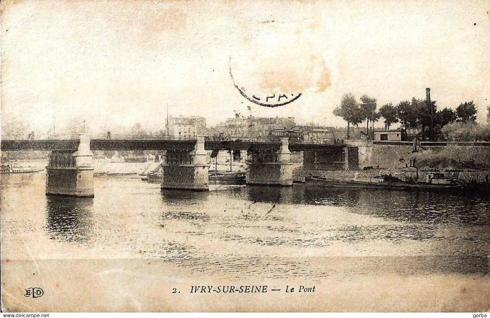 *CPA - 94 IVRY Sur SEINE  Le Pont - Ivry Sur Seine