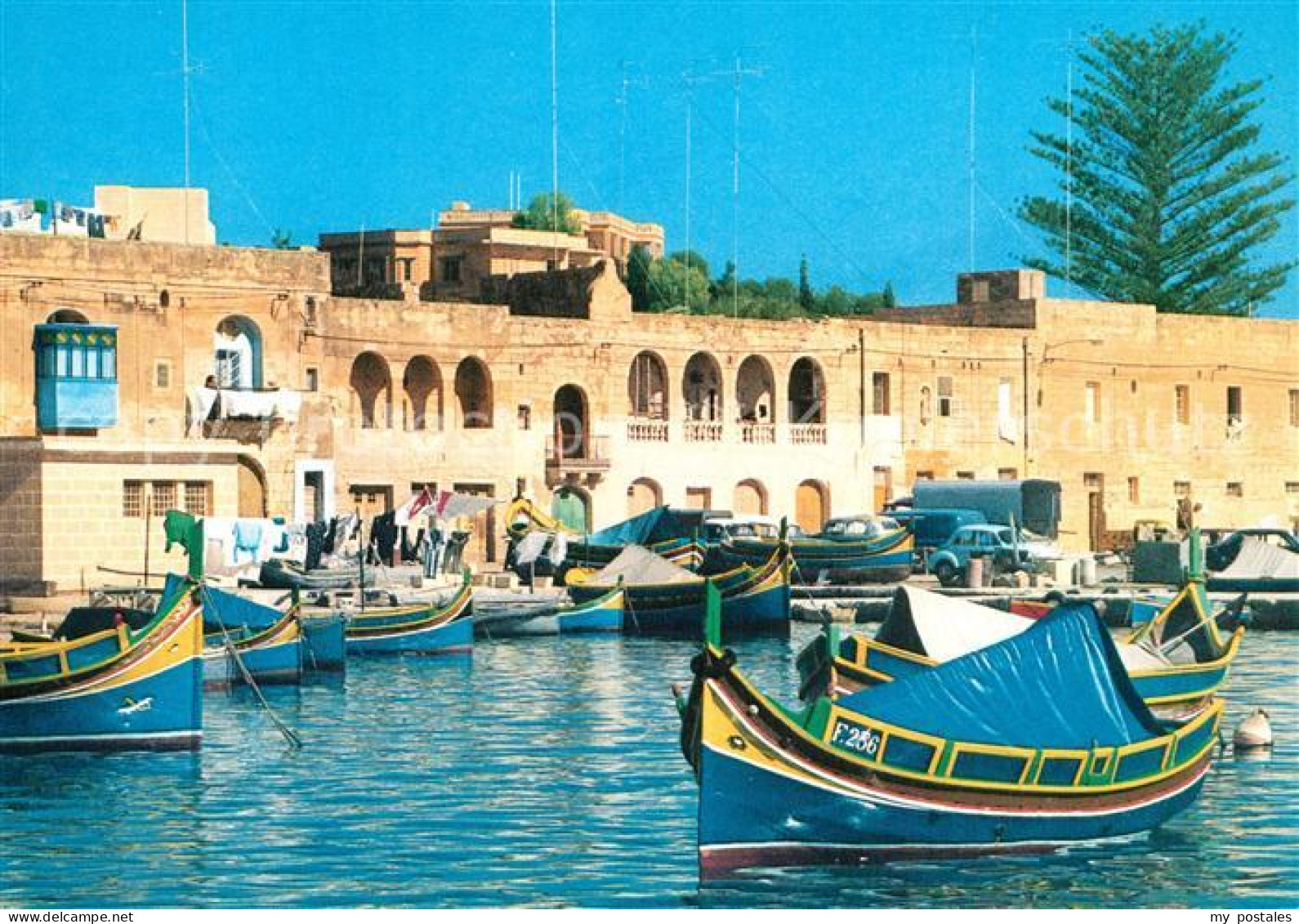 73600829 Marsaxlokk Fishing Village Harbour Fishing Boats Marsaxlokk - Malta