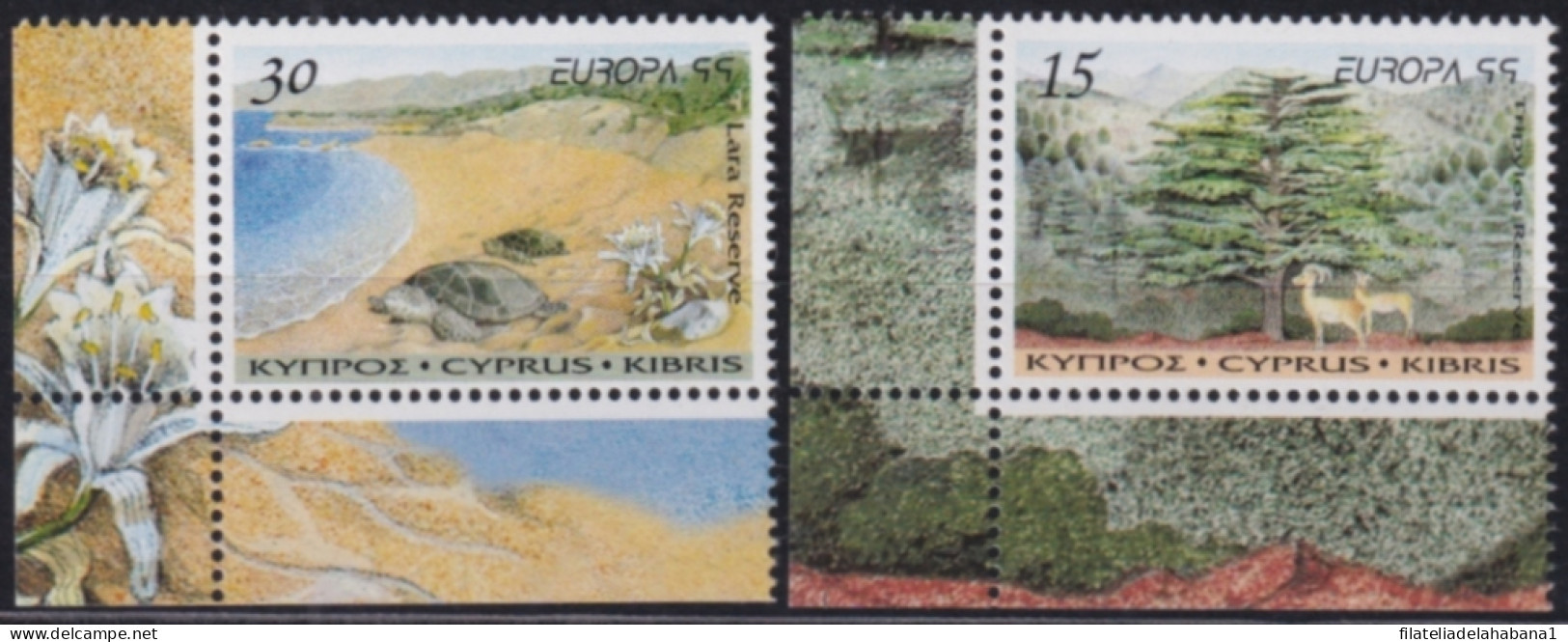 F-EX50142 CYPRUS KYBRIS MNH 1999 EUROPA CEPT BOOKLET WILDLIFE TURTLE TREE.  - Turtles