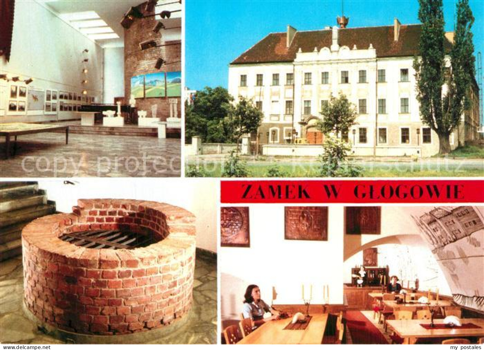 73600729 Glogow Schloss Marmorsaal Restauration Glogow - Pologne