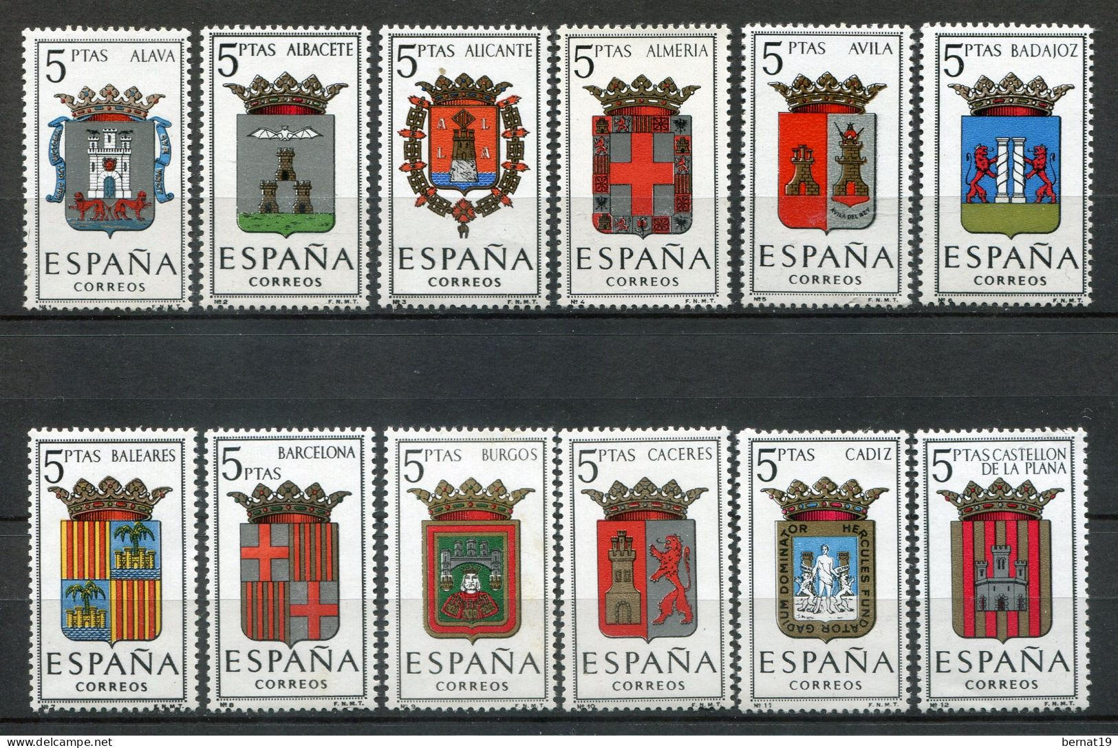Spain 1960-1964 FIVE Complete Years ** MNH. - Sammlungen (ohne Album)