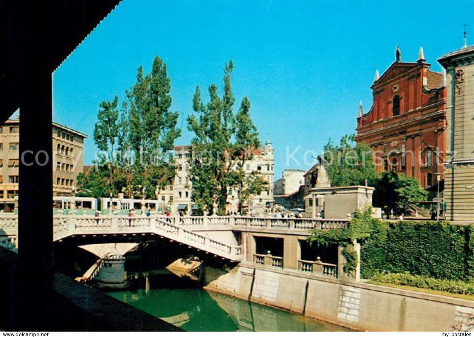 73600611 Ljubljana Laibach Kanal Bruecke Innenstadt  - Slovenië