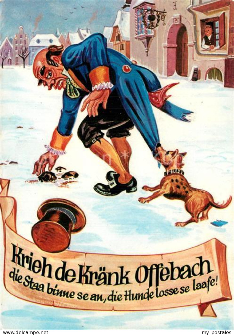 73600576 Offenbach Main Krieh De Kraenk Offebach, Die Staa Binne Se An, Die Hund - Offenbach