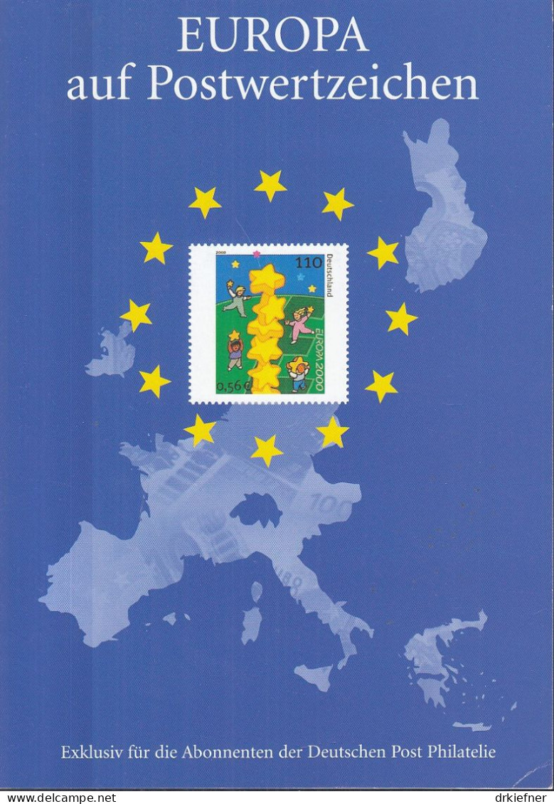 BRD  2113, Mit ESST, In Jahresgabe Der Deutschen Post, Europa CEPT: Sternenturm, 2000 - Covers & Documents