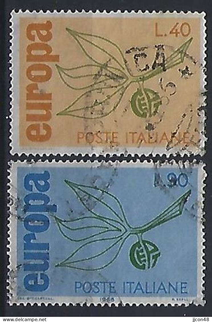Italy 1965  Europa  (o) Mi.1186-1187 - 1961-70: Oblitérés