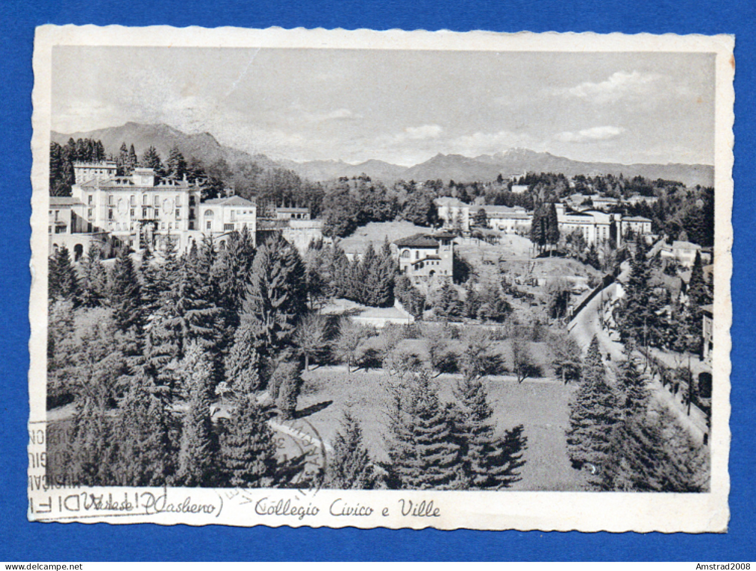1938 - VARESE - COLLEGIO CIVICO E VILLE -  ITALIE - Varese