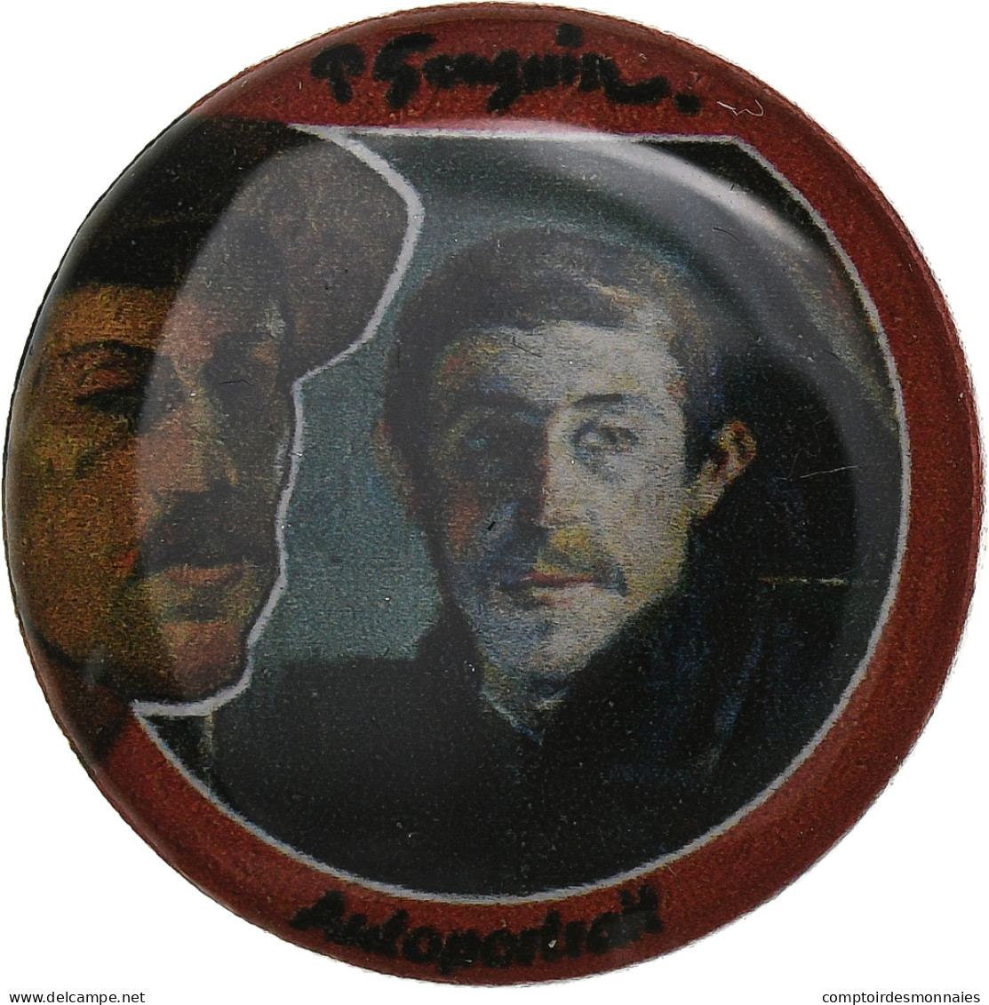 France, Jeton, Paul Gauguin - Autoportrait, Nickel, TTB - Other & Unclassified