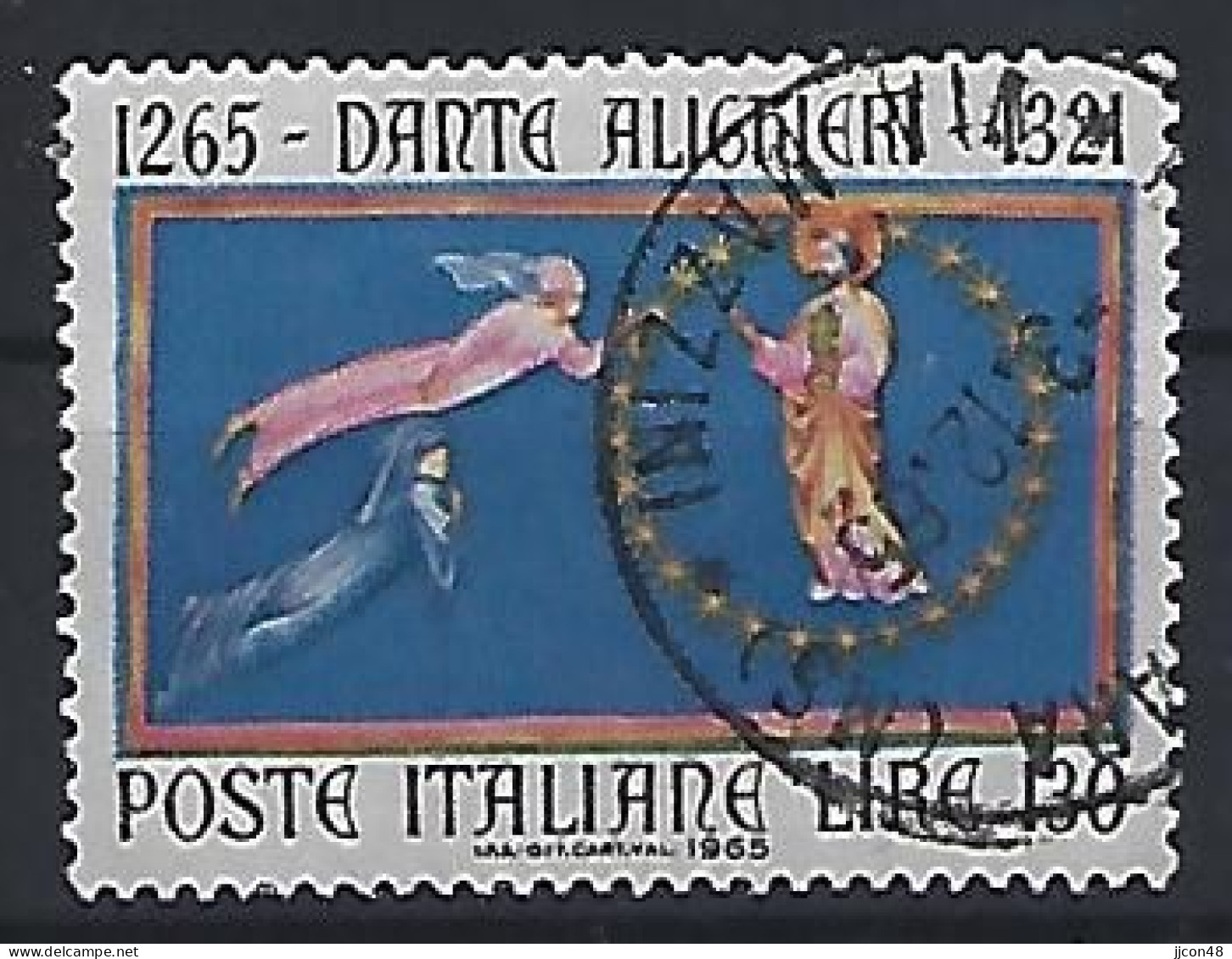 Italy 1965  Dante Alighieri  (o) Mi.1190 - 1961-70: Oblitérés