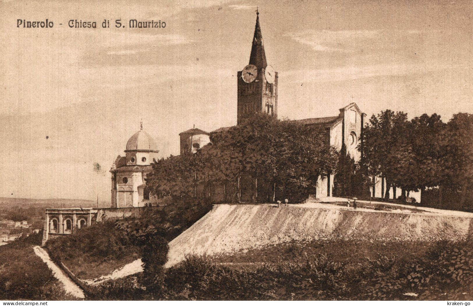 PINEROLO, Torino - San Maurizio - La Chiesa - Scritta - K093 - Other & Unclassified