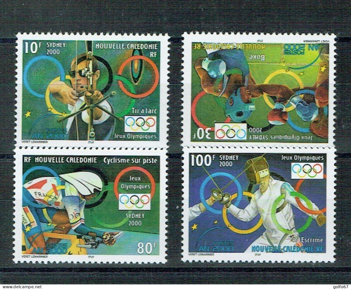 NOUVELLE CALEDONIE 2000 Y&T N° 819 à 822 NEUF** - Unused Stamps