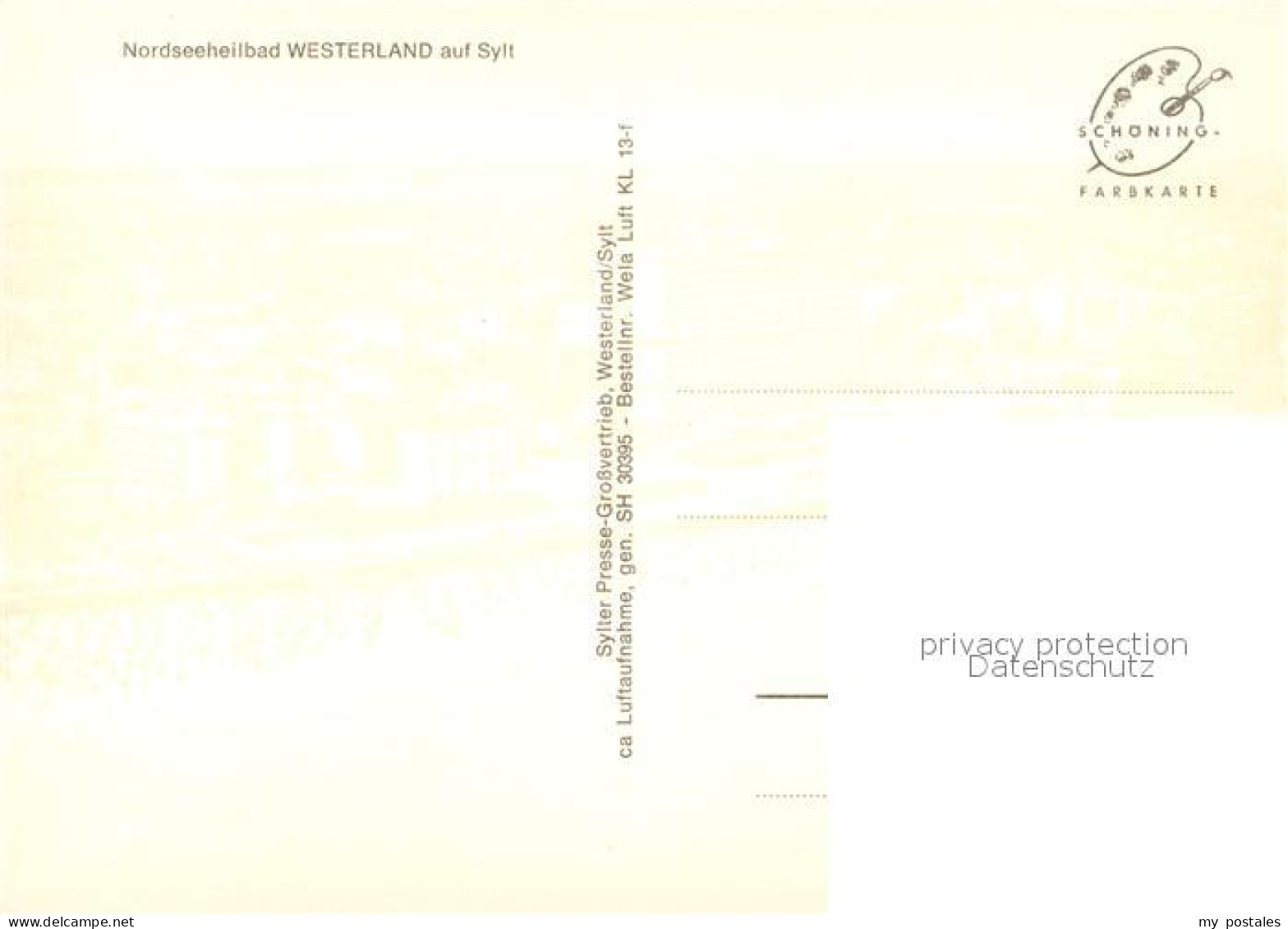 73600014 Westerland Sylt Nordseeheilbad Fliegeraufnahme Westerland Sylt - Other & Unclassified