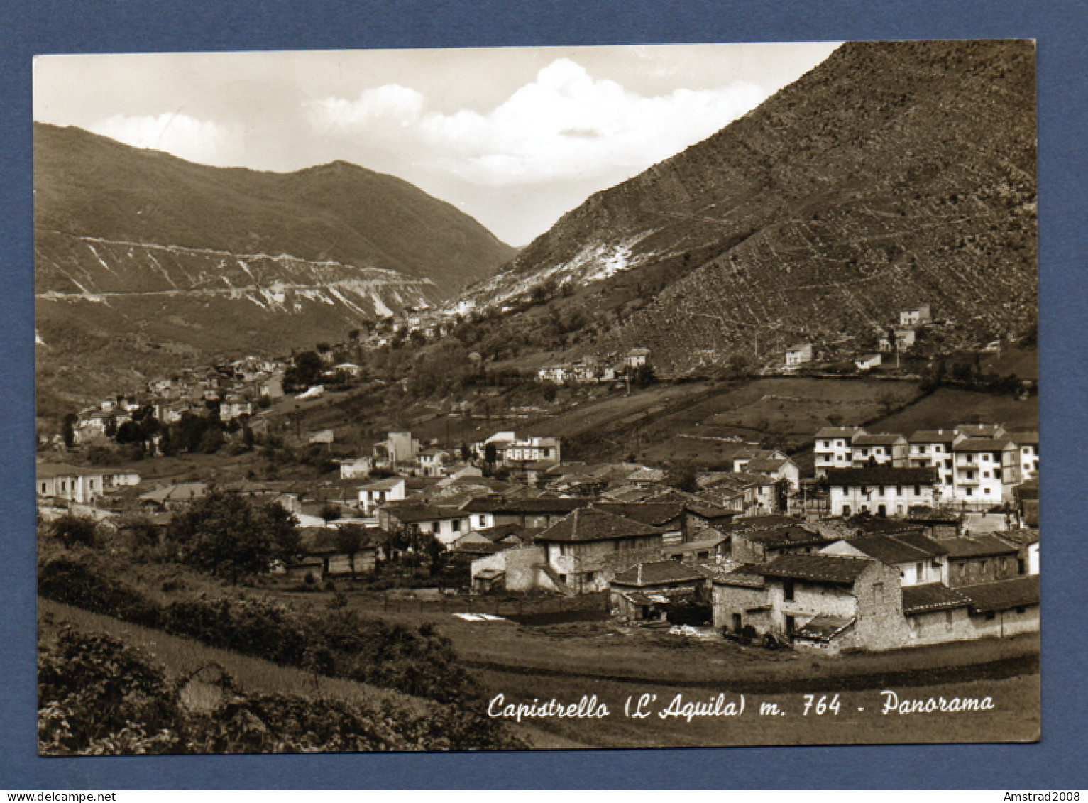 1961 - CAPISTRELLO - L'AQUILA - PANORAMA  -  ITALIE - L'Aquila