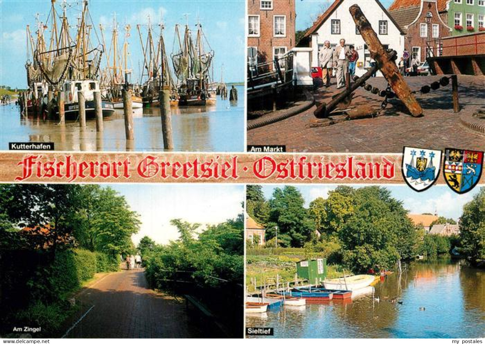 73599884 Greetsiel Kutterhafen Markt Anker Am Zingel Sieltief Erholungsort Nords - Krummhoern