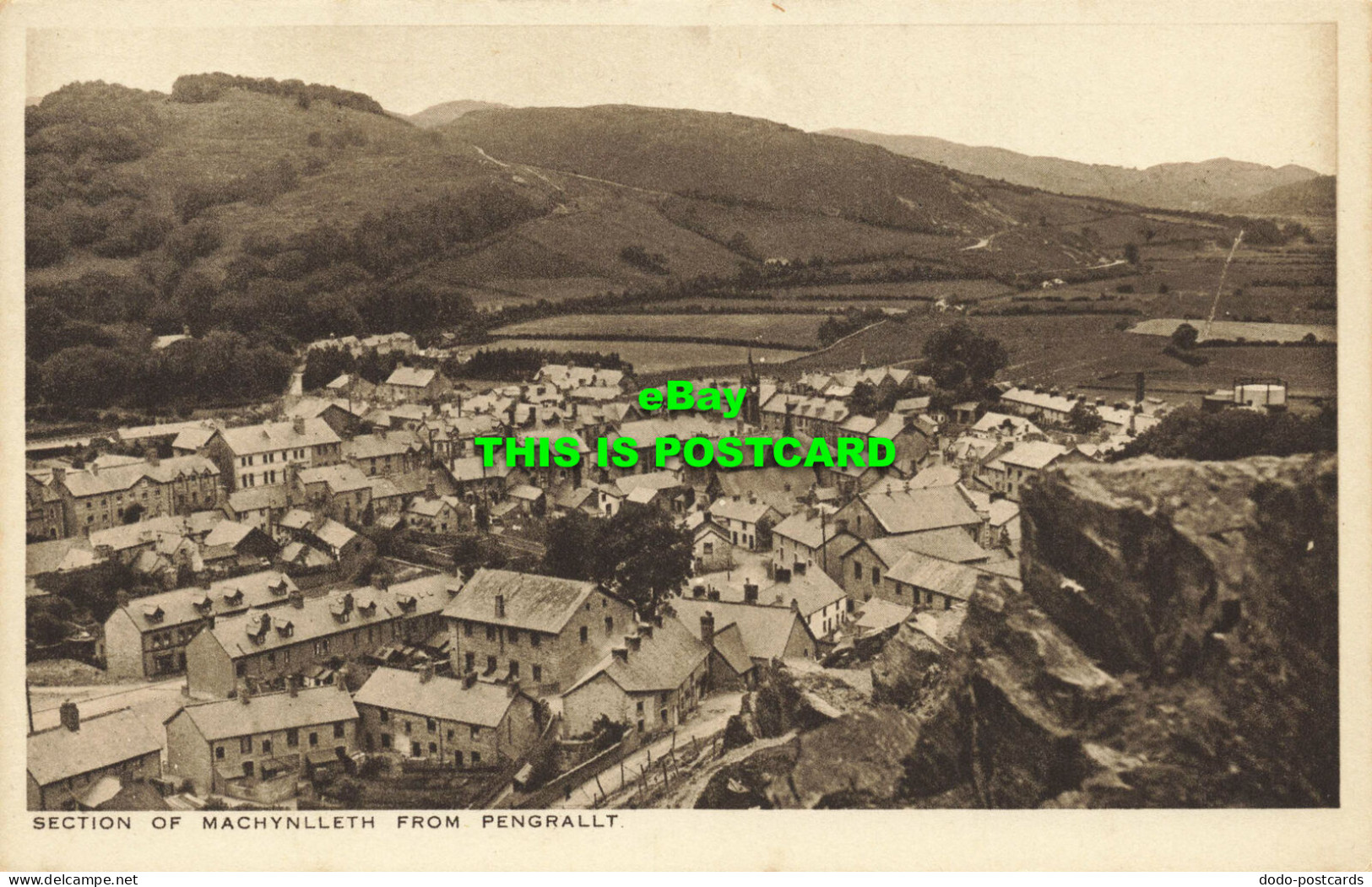 R600519 Section Of Machynlleth From Pengrallt. Evans. Seal Of Artistic British E - Wereld