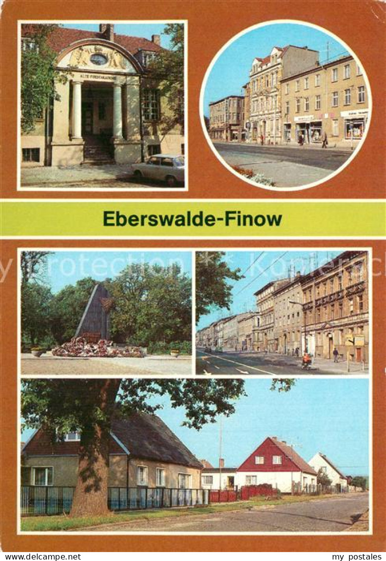 73599855 Finow Eberswalde Forstakademie Wilhelm Pieck Strasse Denkmal Friedrich  - Eberswalde