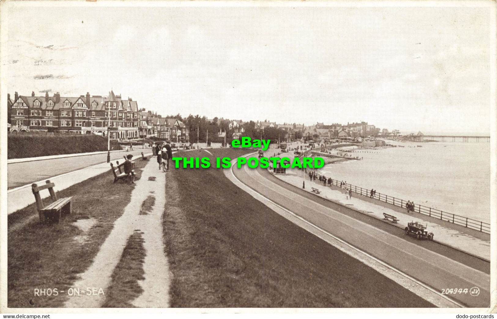 R600576 Rhos On Sea. 204944. Valentines Photo Brown Postcards - Welt