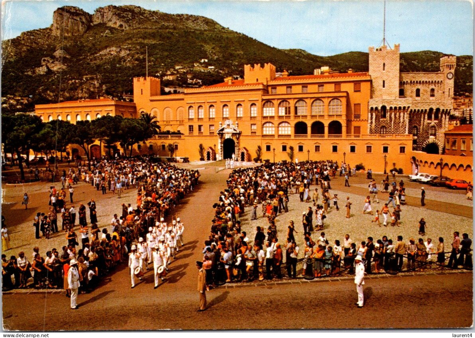4-5-2024 (4 Z 6) Monaco (posted From France 1996) Relève De La Garde Au Palais Princier - Prince's Palace